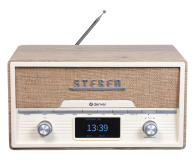 Radio i budzik Denver Radio retro Denver MDA-525LW light wood